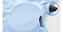 Women's Santic Sleeveless Top (Sky Blue)