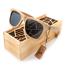 Polarized Designer Wood Sunglasses