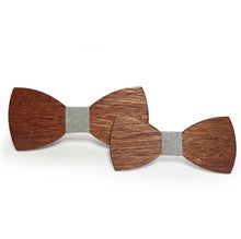 Wooden Bow Tie (Adult/Kids Combo)