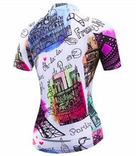 Women's Cycling Jersey (France Colorful)