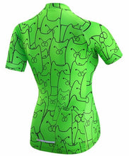 Women's Cycling Jersey (Cool Catz Green)