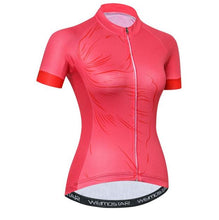 Women's Cycling Jersey (Red Petal)