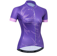 Women's Cycling Jersey (Purple Petal)