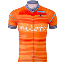 Men's Miloto Race Fit Jersey (Orange Stripe)
