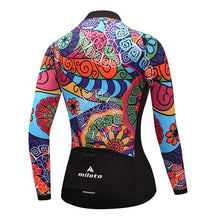 Women's Long-Sleeve Miloto Cycling Jersey (Basque)